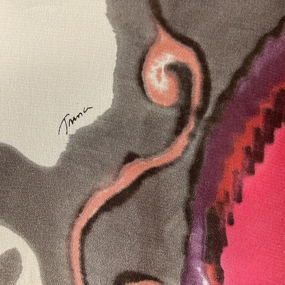 Trina Turk silk coverup size 0 - Picture 3 of 8